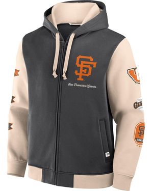 Fanatics Kapuzenpullover San Francisco Giants MLB Retro Prints - Grau