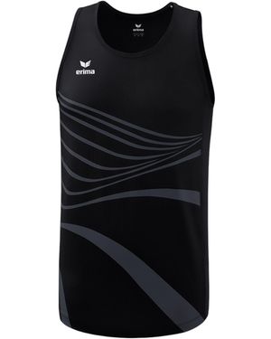 Erima Laufshirt Racing Singlet default - Schwarz