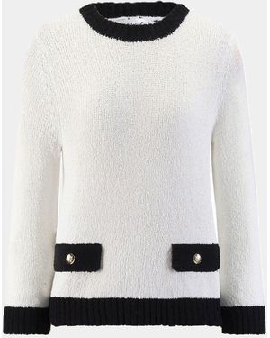 Zaubermond Strickpullover - Weiß