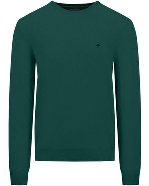 Fynch-Hatton Wollpullover aus Merino-Cashmere - Grün