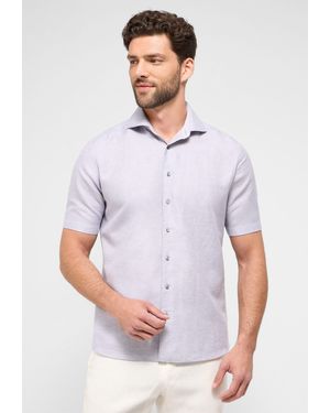 Eterna Kurzarmhemd MODERN FIT EASY IRON (bügelleicht) - Weiß