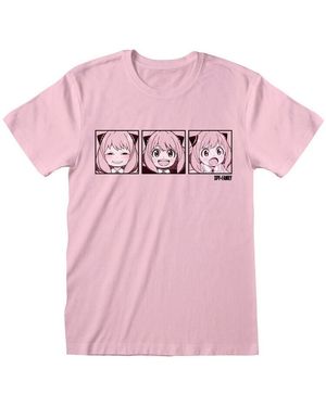 Spy X Family Anya Poses T-Shirt - Pink