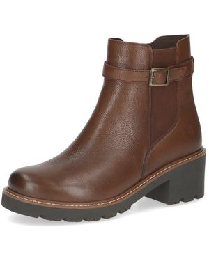Caprice Stiefelette Chelseaboots - Braun