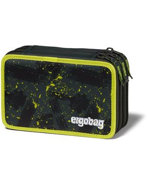 ergobag Federmä Maxi Mäppchen, (41-tlg), mit Stiften befüllt - Grün