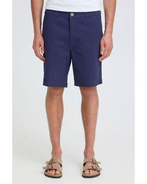 Solid Chinoshorts Sdliam Klassische Chinoshorts Mit Gürtelschlaufen - Blau