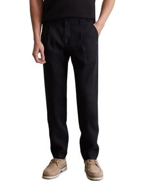 Marc O' Polo Leinenhose Osby jogger pleats - Schwarz