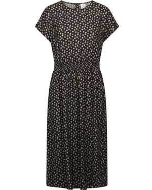 Trespass Maxikleid Susanne Casual Midi Dress - Schwarz
