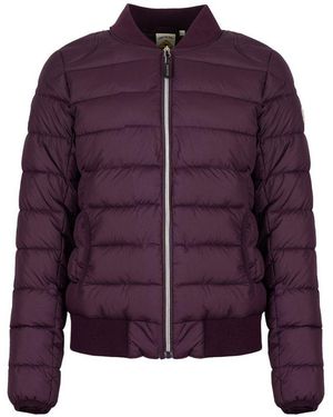 ROADSIGN australia Steppjacke Urban Biker (1-St) Gesteppter Look Mit Biker-Akzenten Für Urbane Streetstyles - Lila