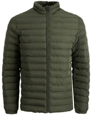Jack & Jones Steppjacke Herren Jacke Stepp Übergangsjacke Jjerecycle Puffer Collar Noos - Grün