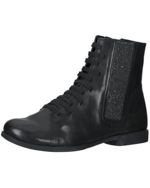 Think! Stiefelette Glattleder Schnürstiefelette - Schwarz