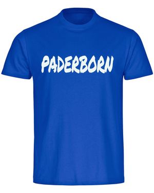 multifanshop T-Shirt Paderborn - Blau