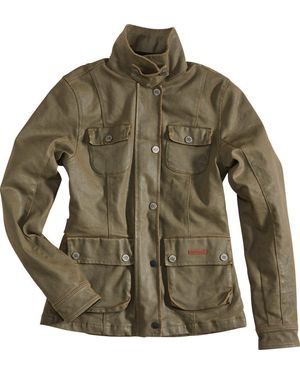 Rokker Motorradjacke tech jacke abriebfest - Grün