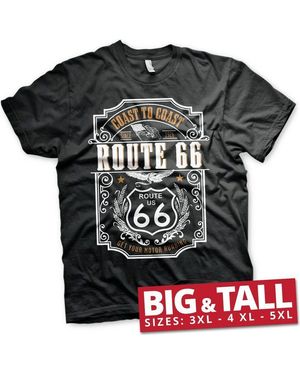 Route 66 T-Shirt - Schwarz