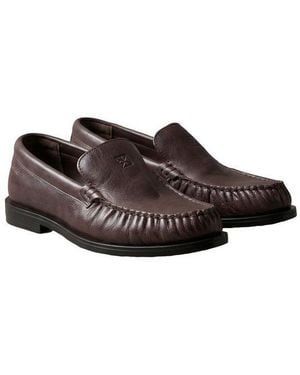 Calvin Klein Round Essential Loafer Lth Loafer Slipper, Schlupfschuh Mit Gepolstertem Schaftrand - Braun