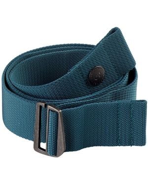 Lundhags Stoffgürtel Elastic Belt Stufenlos Verstellbar Und Mit Flacher Steckschnalle - Blau