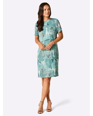 Creation L Etuikleid Druckkleid - Blau