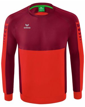 Erima Fleecepullover Pullover Six Wings Sweatshirt - Rot