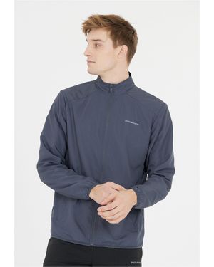 Endurance Laufjacke Sylas aus strapazierfähigem und atmungsaktivem Material - Blau