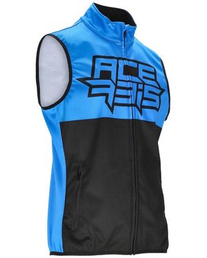Acerbis Motorradjacke Linear Softshell Motocross Weste Wasserdicht Winddicht atmungsaktiv dehnbar reißverschluss wasserdichte - Blau