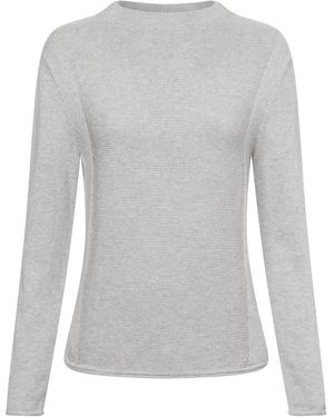 Marie Lund Strickpullover - Grau