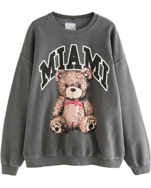 Next Sweater Sweatshirt (1-tlg) - Grau