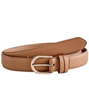 Next Synthetikgürtel Genarbter Regular Fit Gürtel Aus Polyurethan (1-St) - Braun