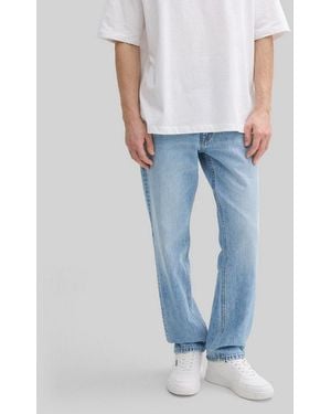 Tom Tailor Relax-Fit-Jeans Jeanshosen Ttwaylen Relaxed Jeans - Blau