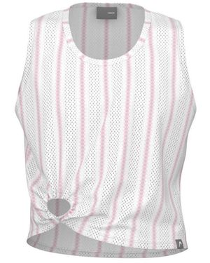 Head Tanktop Tennis- Move Tank Top (atmungsaktiv, schnelltrocknend) weiss/rosa - Weiß