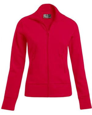 Promodoro Sweatjacke Jacket Stand-Up Collar - Rot