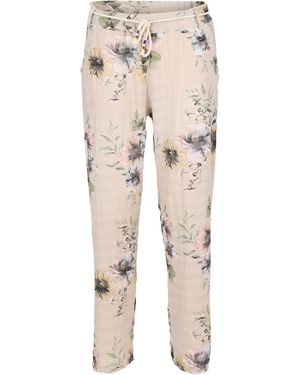 malito more than fashion Stoffhose 2020 lockere Sommerhose im Boho Stil - Natur