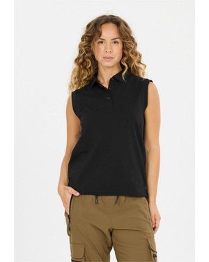 Whistles Langarm-Poloshirt Jamero - Schwarz