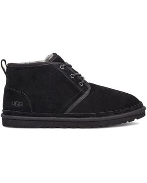 UGG Neumel Schnürboots Chukka Boot, Freizeitschuh Mit Lässiger 3-Loch Schnürung - Schwarz