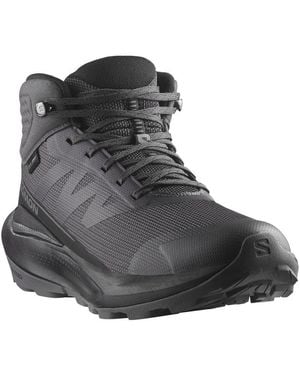 Salomon Elixir Tour Mid Wp W Wanderschuh Wasserdicht - Schwarz
