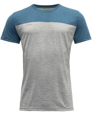 Devold Kurzarmshirt M Norang Merino 150 Tee - Grau