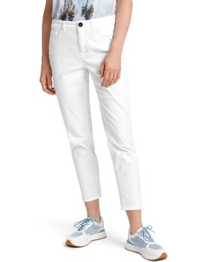 Marc Cain 5-Pocket-Hose Premium mode Modell RAIPUR im Relaxed Fit - Weiß