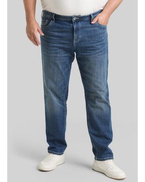 Tom Tailor Regular-Fit-Jeans Jeanshosen Plus Size - Blau