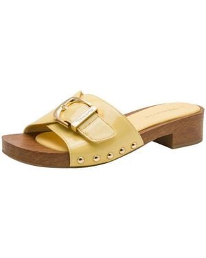 Tamaris Antislide Mit Schließe Keilabsatz 1-27315-46 Pantolette Antislide - Natur