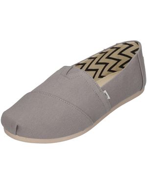 TOMS Alpargata Wide Espadrille Drizzle - Grau