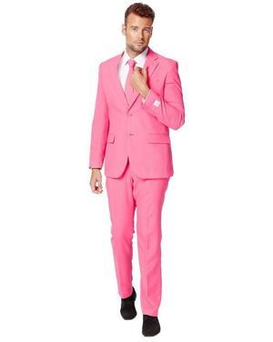 Opposuits Anzug Mr. Kostüm Partyanzug - Pink