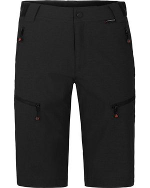 Bergson Outdoorhose LEBIKO Bermuda Wandershorts, robust, elastisch, Normalgrößen, schwarz