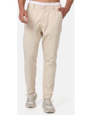 INDICODE Leinenhose Cunningham - Natur