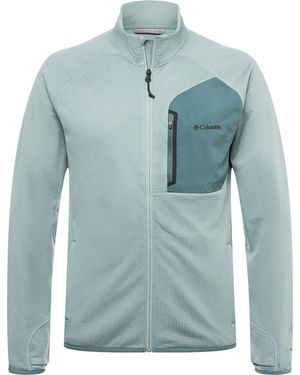 Columbia Rollkragenpullover Triple Canyon Full Zip NIAGARA - Blau