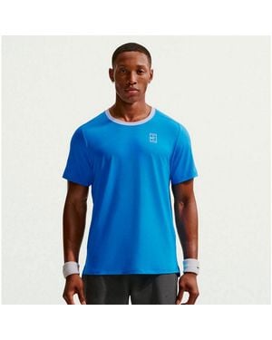 Nike T-Shirt Court Dri-Fit Advantage - Blau