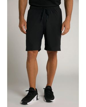 JP1880 Bermudas Funktions-Sportshorts Elastikbund QuickDry - Schwarz