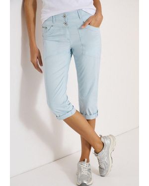 Cecil 3/4-Hose Style Yorkstyle Newyork Im Five-Pocket Style - Blau
