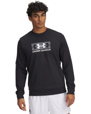 Under Armour ® Langarmshirt Shirt UA Rival Terry Logo Crew Q2 1390140 - Schwarz