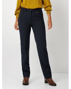 Relaxed by TONI Ügelfaltenhose Steffi mit Bügelfalten - Blau