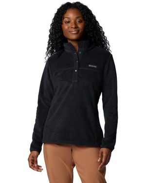 Columbia Fleecepullover Benton Springs 1/2 Snap Pull Over Ii Wärmend, Schnell Trocknend, Atmungsaktiv - Schwarz