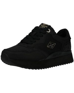 Replay Sneaker Lederimitat Sneaker - Schwarz