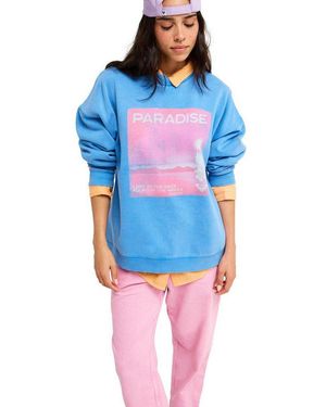 Roxy Sweatshirt Lineup - Blau